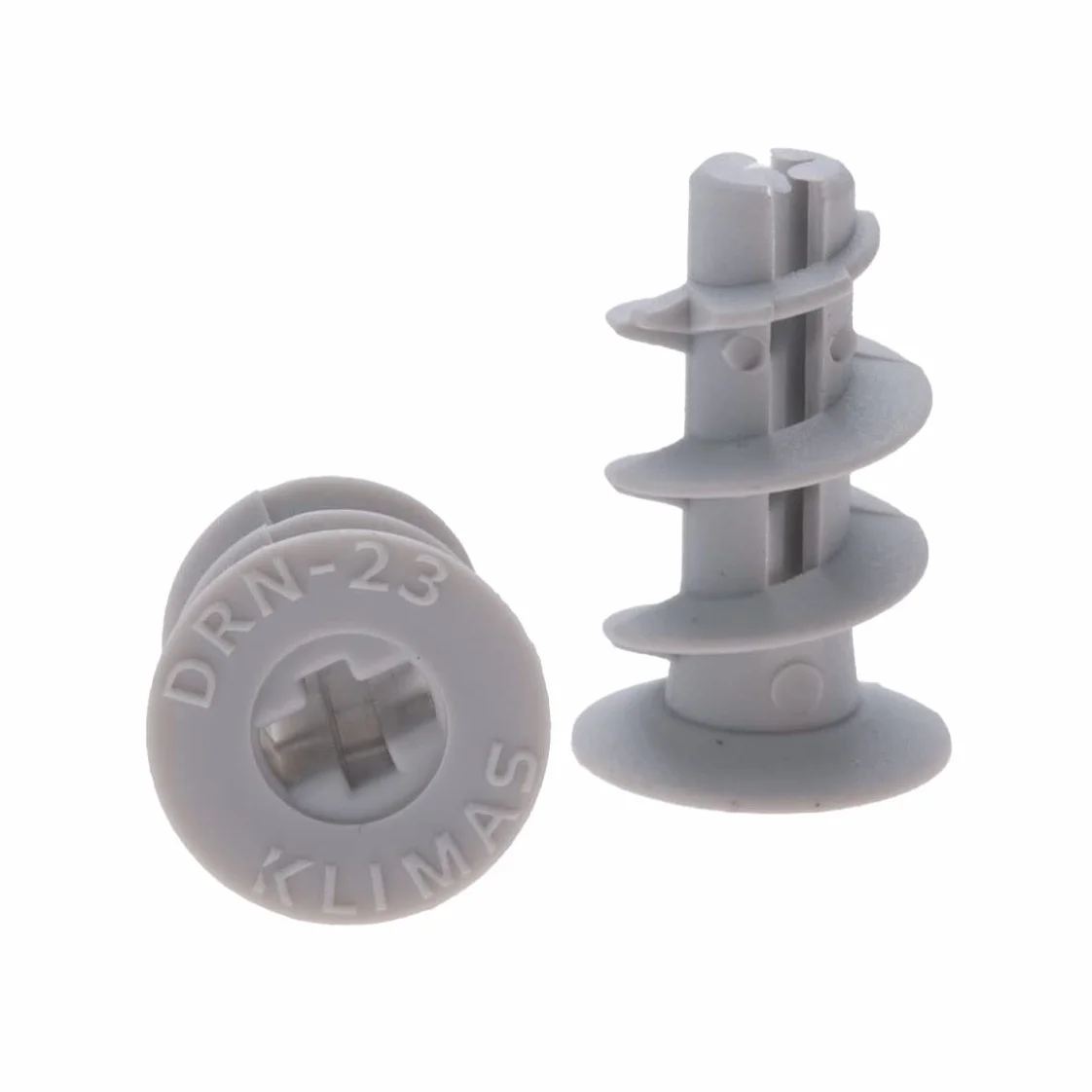 Tasselli per cartongesso Driva di Keple, 50 pezzi tasselli in nylon da 15mm x 23mm, elementi di fissaggio per cartongesso per pareti in gesso, per cavità, fissaggi in plastica - tasselli da avvitare