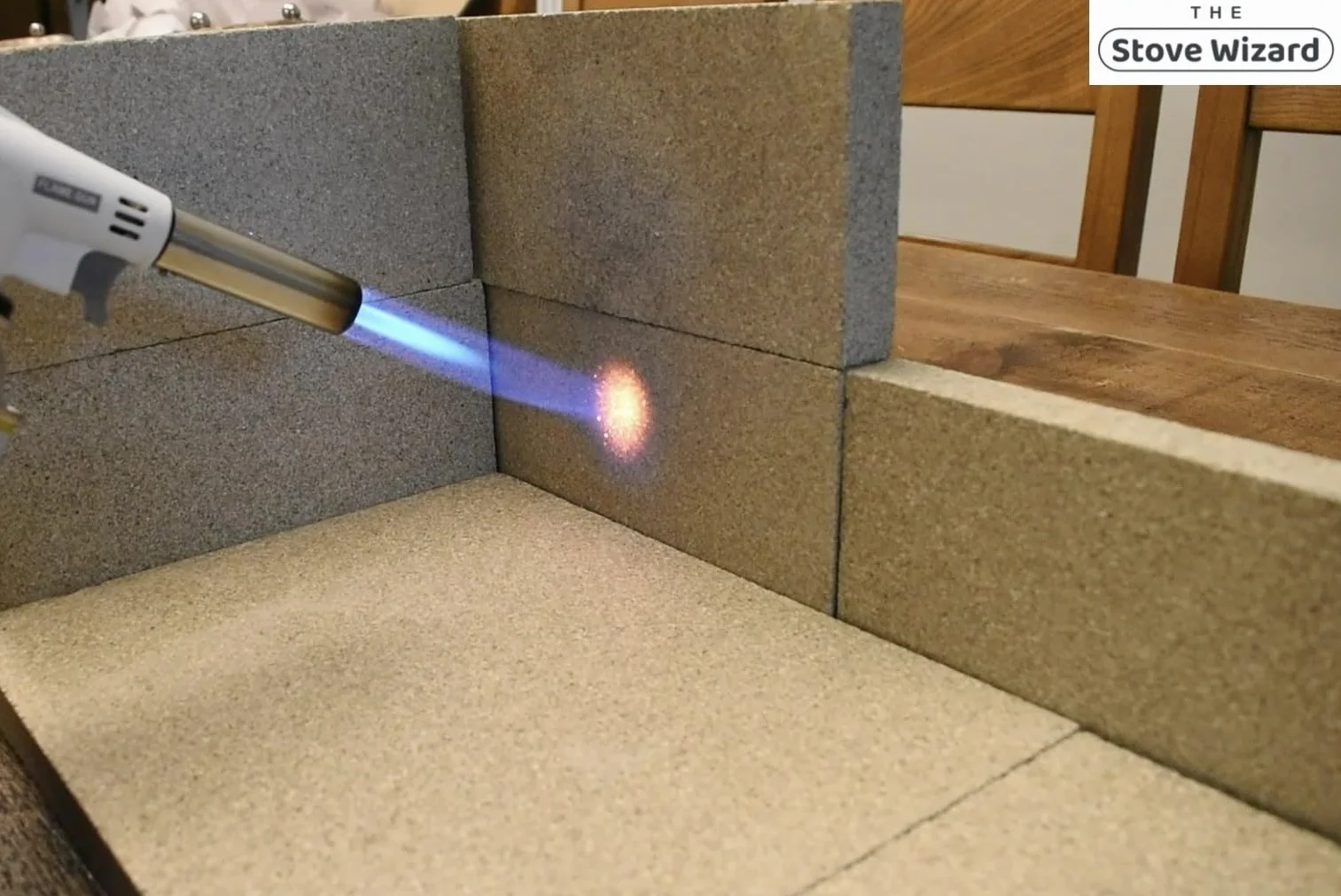 Firebrick Fire Board - Braciere in vermiculite a prova di calore, 240 x 303 x 30 mm, colore: beige