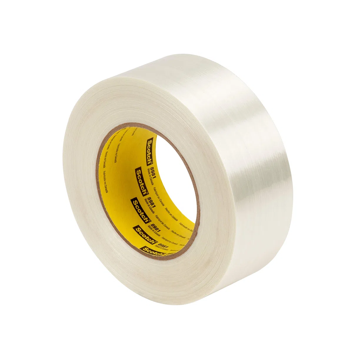 3M Scotch Nastro Rinforzato 8981, 25 MMX, 50 m, 36 Pezzi, Trasparente