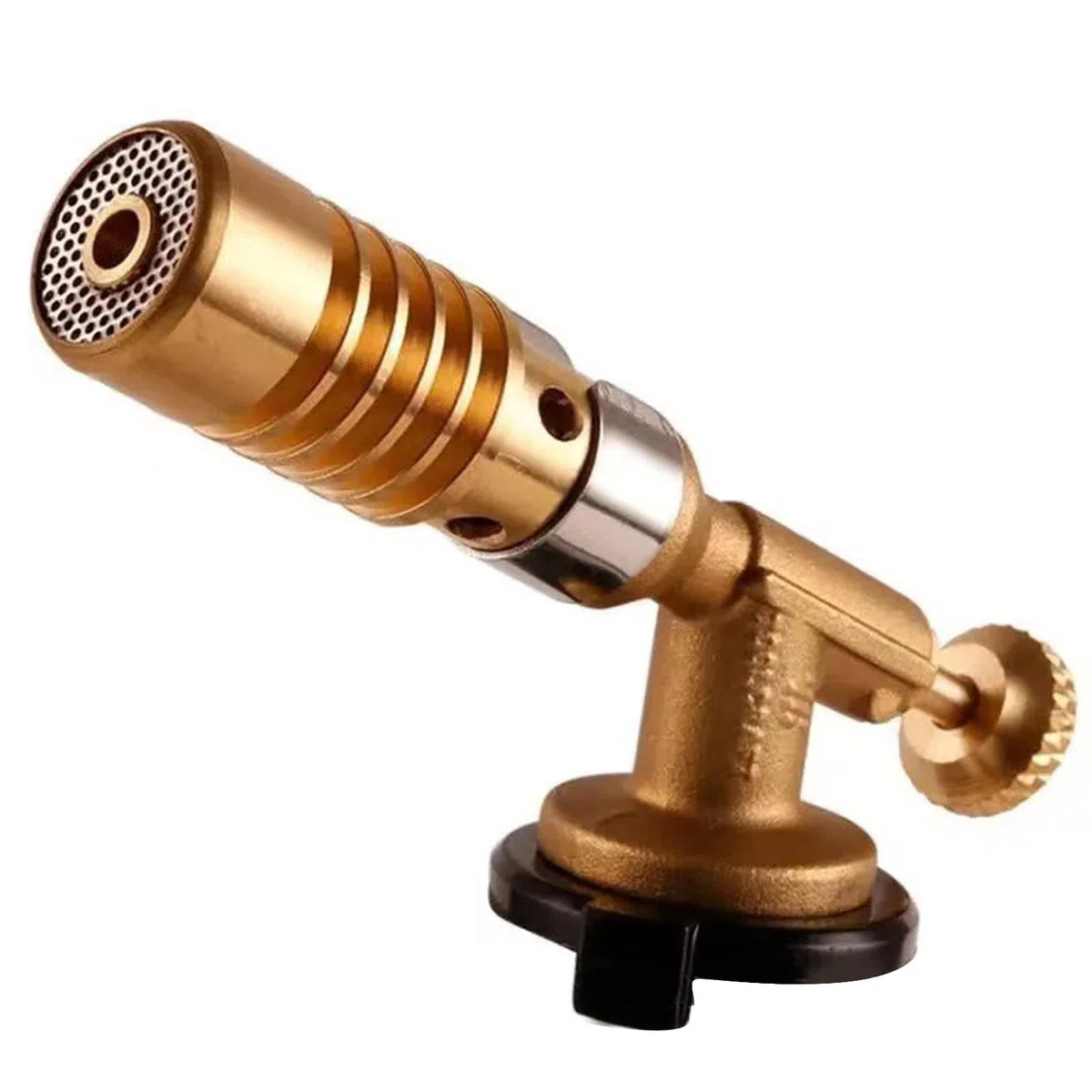 Pistola a Spruzzo Per Gas, Pistola Per Torcia a Gas Butano Pistola a Spruzzo Per Serbatoio in Ottone Pistola a Fiamma Portatile Per Barbecue Torcia a Gas Per Accensione Ad Alta Temperatura Per Saldatu