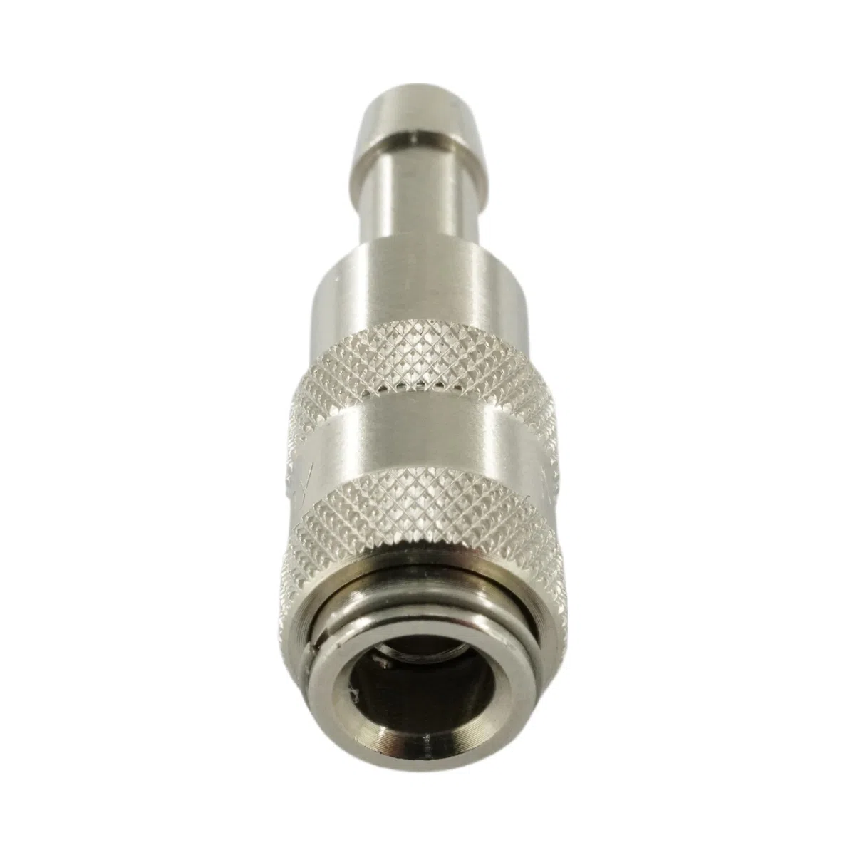 Giunto ad aria compressa NW 2,7 con tubo flessibile Micro della frizione in ottone nichelato/acciaio inox