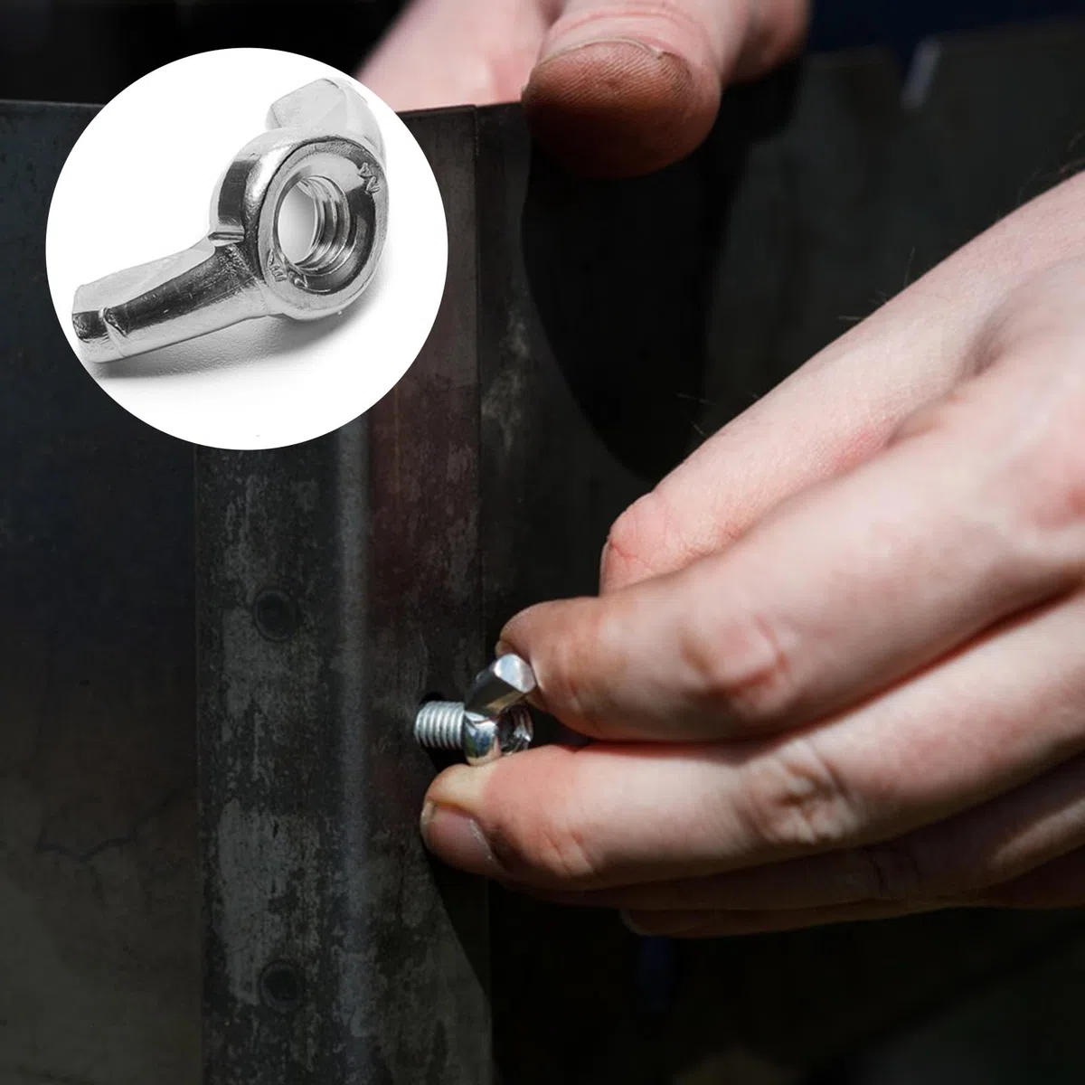 30 Pezzi di Dadi ad alette, acciaio inox 304, M3/M4/M5/M6, per Riparazioni di auto e moto, Elettronica, Edilizia, Riparazione di apparecchiature Domestiche