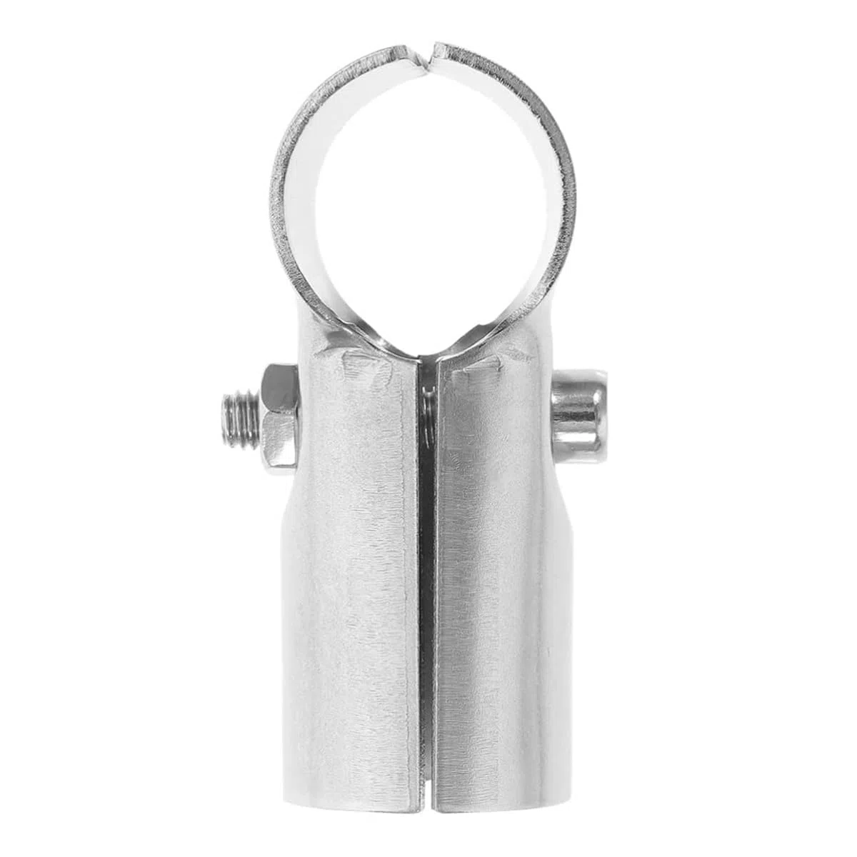 2 pezzi a forma di T morsetto per tubo connettore 25 mm acciaio inox giunto tubo bidirezionale 69,5 x 27,5 mm per appendiabiti recinzioni supporto rotaie e progetti fai da te per tubi